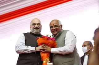 Home Minister Amit Shah with new Gujarat Chief Minister Bhupendra Patel.