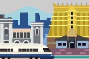 An illustration of Thiruvananthapuram (K-rail)