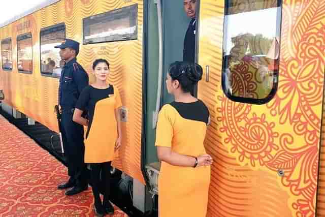 The Lucknow-Delhi Tejas Express. (via Twitter)