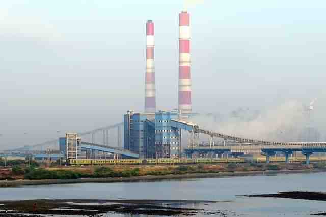 A view of the Vallur thermal plant. 