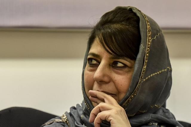 PDP chief Mehbooba Mufti (Photo by Kunal Patil/Hindustan Times via Getty Images)