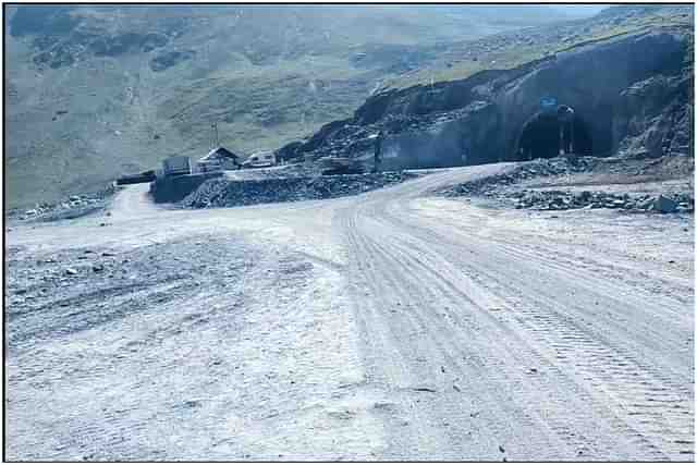 Work on the Zojila tunnel under way.