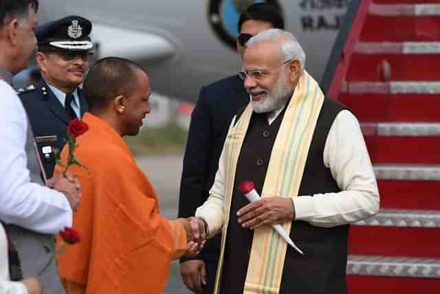 PM Narendra Modi with UP CM Yogi Adityanath (@PMOIndia/Twitter)