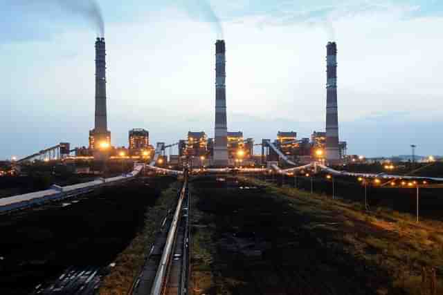 A thermal power plant (NTPC)
(Representative image)