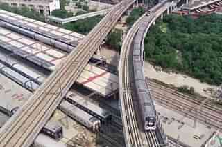 Skyview of Delhi metro (PMO India). Representative image.