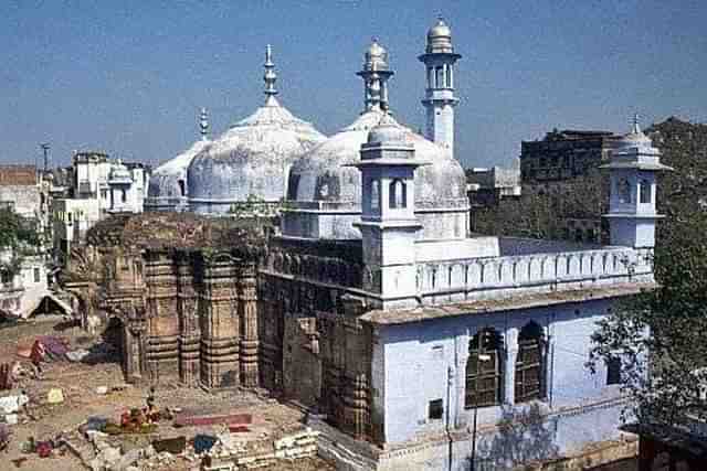 Disputed structure in Varanasi (Pic Via Twitter)