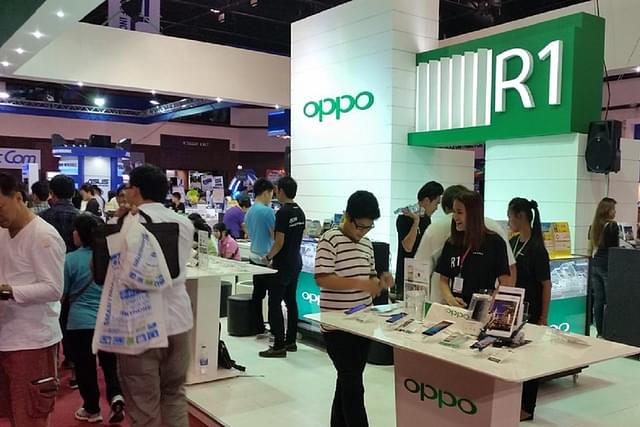 An Oppo stall at an industry expo. (Wikimedia Commons)