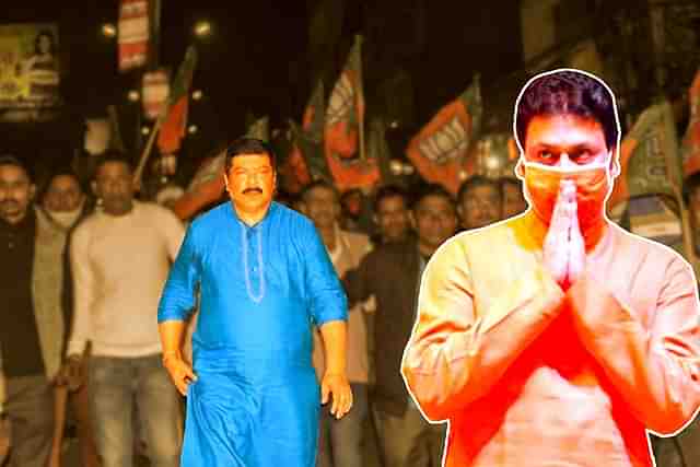 Tripura Chief Minister Biplab Kumar Deb facing internal dissent.