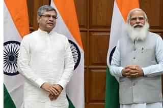 PM Modi and Union Minister Ashwini Vaishnaw
