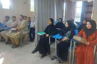 Classroom in Afghanistan under Taliban rule (Image via Twitter)