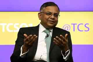 N Chandrasekaran, chairman of Tata Sons (PUNIT PARANJPE/AFP/Getty Images)