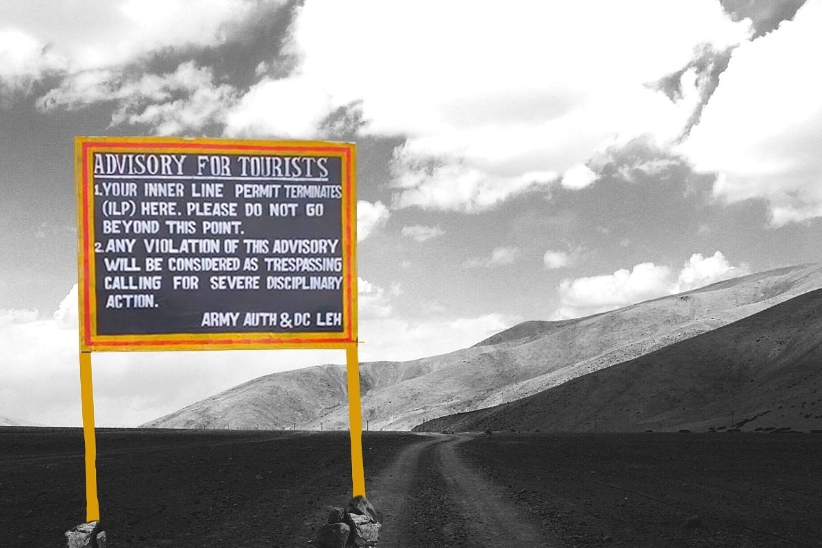 An advisory for tourists in eastern Ladakh. 