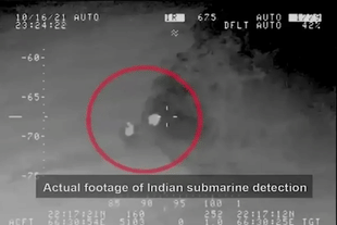 Screengrab from the footage released by Pakistan.