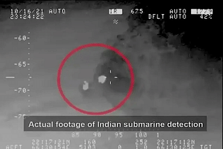 Screengrab from the footage released by Pakistan. 