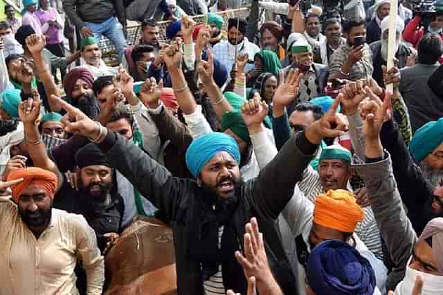 Farmers protest. (Representative Image)