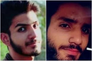 Neutralised LeT terrorists Tanzeel at left (from Habba Kadal area) and Shahid Bashir Sheikh at right (from Pulwama)