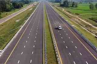 A Representative Image. Purvanchal Expressway in Barabanki district (UPEIDA)