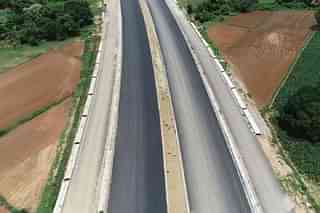 Under construction Mysuru - Bengaluru expressway (NHAI)