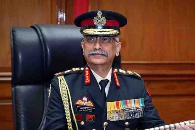 Former Indian Army Chief, General Manoj Mukund Naravane.