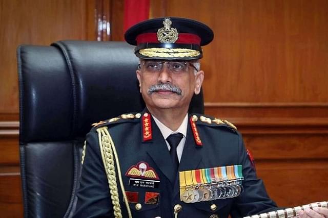 Indian Army chief General Manoj Mukund Naravane