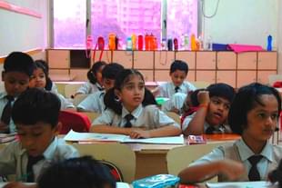 School kids in a classroom. (Prasad Gori/Hindustan Times via Getty Images)