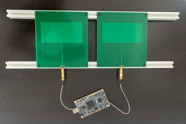 The prototype of the ground penetrating radar developed by Mindgrove, without the external casing.
