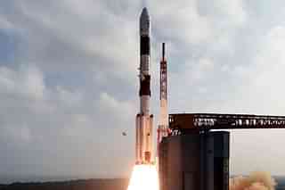 ISRO's PSLV-C50 Carrying CMS-01 Satellite (Pic Via Twitter