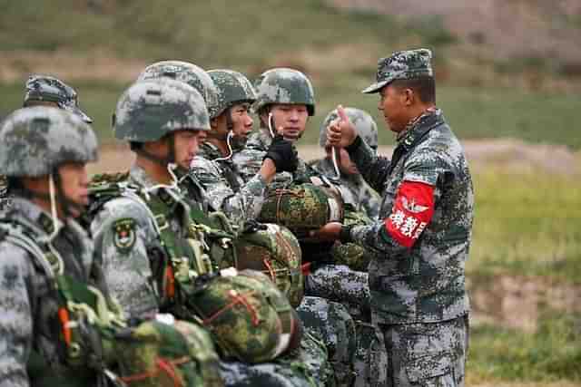 Chinese soldiers. 