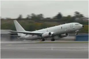 P-8I anti-submarine warfare aircraft.