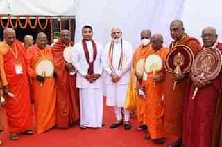Namal Rajapaksa and PM Narendra Modi at the inauguration of the international airport at Kushinagar, Uttar Pradesh (PMO) 