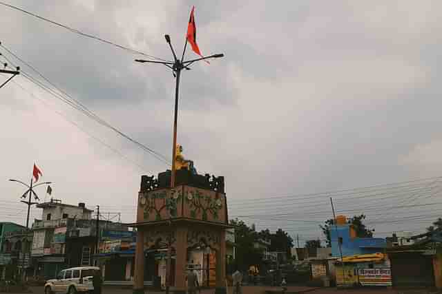A view of Lohara Naka square, epicentre of the clashes on 3 October