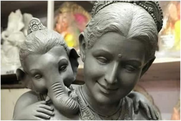 Ganesha with Uma