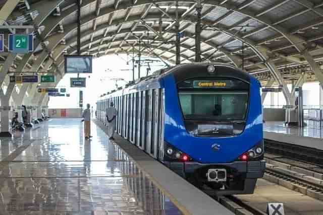 A metro station in Chennai. (Jayasankar Madhavadas/Facebook)