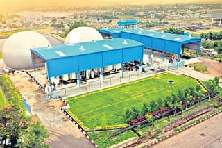 Biogas plant in Hyderabad (via Twitter)