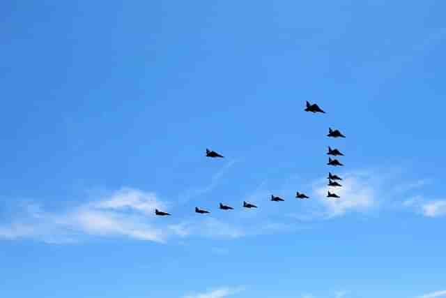 (IAF Tejas over Sulur Air Force station, picture by IAF_MCC)