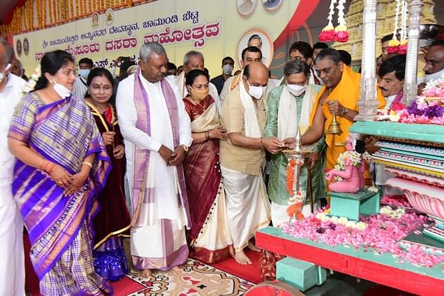 Former CM S M Krishna inaugurated the Dasara celebrations in Mysuru