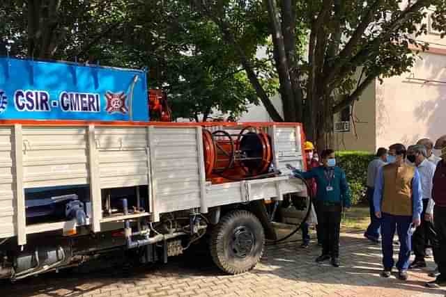 Indigenously developed Mechanised Scavenging System (CSIR-CMERI)