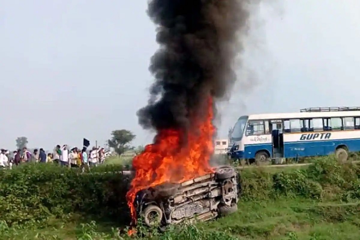 Violence at Lakhimpur.