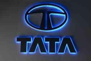 The Tata Motors logo. (SAJJAD HUSSAIN/AFP/Getty Images)