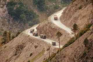 An Indian Army convoy. 