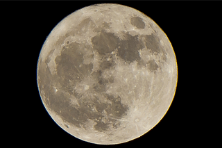 A picture of the moon (Photo: Ashutoshrc/Wikimedia Commons)