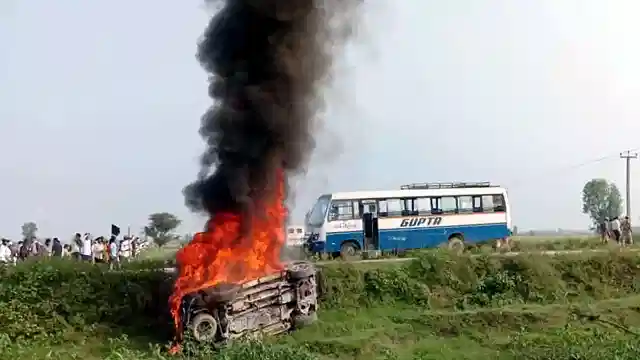 Violence at Lakhimpur Keri.