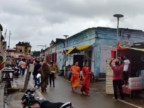 Streets leading to the Ram Mandir site in Ayodhya