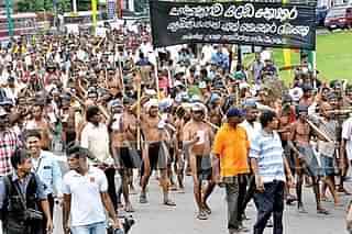 Farmers  protest march to revoke the fertiliser import ban (Daily Mirror)