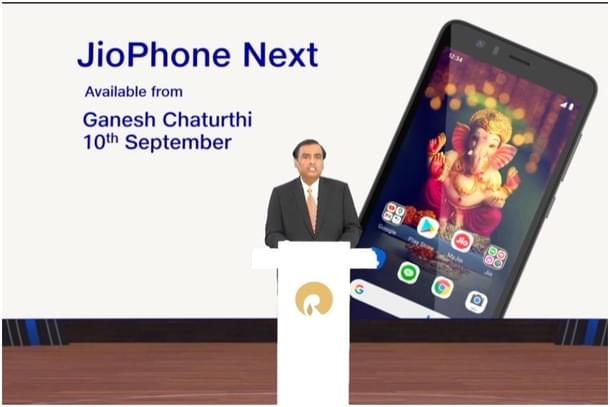Mukesh Ambani at the Reliance Jio AGM