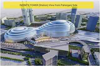 The proposed design of New Delhi Railway Station.