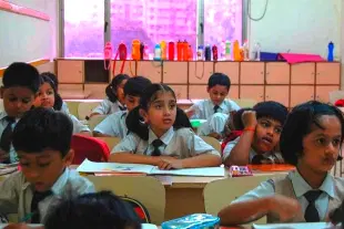 School kids in a classroom. (Prasad Gori/Hindustan Times via Getty Images) (Representative Image)