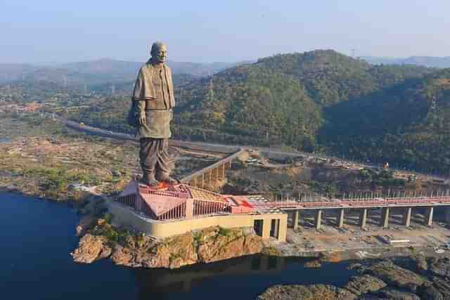 A view of Statue of Unity. (@pavnkaushik/Twitter)