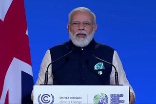 PM Modi at UN Climate Conference  (Pic Via Twitter)
