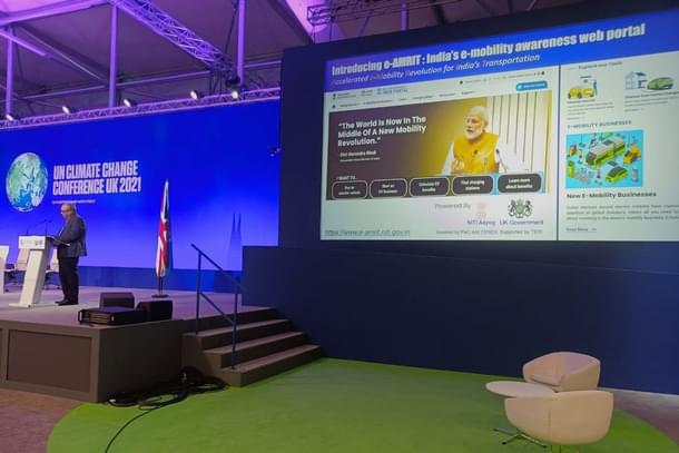 Launch of E-Amrit portal at COP26 Summit (NITI Aayog)